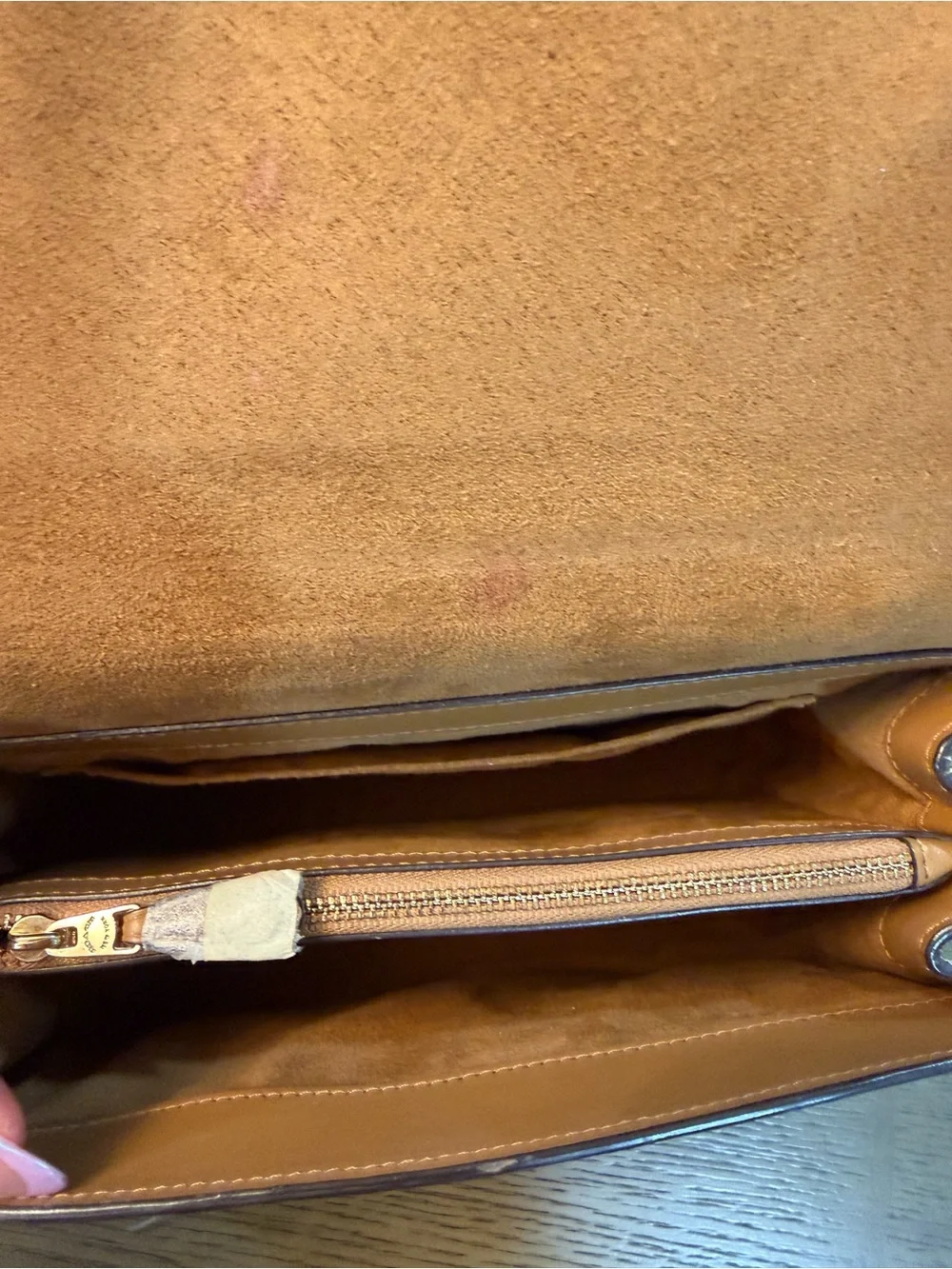 Coach Cream Floral Top-Handle Satchel with Gold Turn-Lock